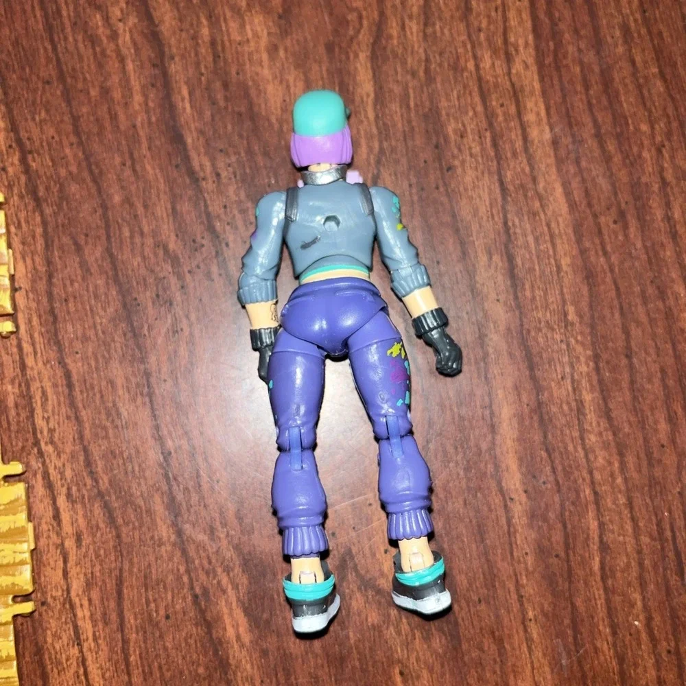 4-inch Fortnite Solo Mode Teknique & Skull Trooper, 2 Pc Wood Building Materials